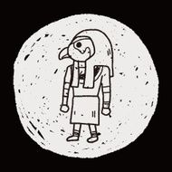 egypt god doodle N20