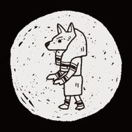 egypt god doodle N21