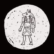 egypt god doodle N22