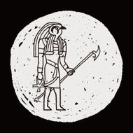 egypt god doodle N23