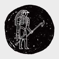egypt god doodle N28