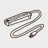 Extension cord doodle N8