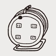Extension cord doodle N9