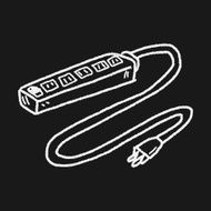 Extension cord doodle N10