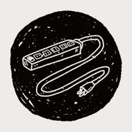 Extension cord doodle N14