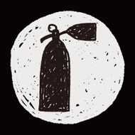 Fire extinguisher doodle N3