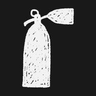Fire extinguisher doodle N5