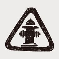 Fire hydrant doodle N5