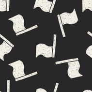 flag doodle drawing seamless pattern background N2