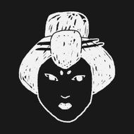 Geisha doodle N2
