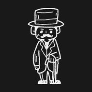 gentleman doodle N3