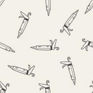 Glue gun doodle seamless pattern background N3