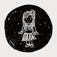 hawaii dancer doodle N6