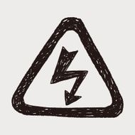 High Voltage sign doodle N4