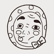 japan Thief mask doodle N3