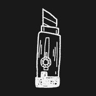 knife doodle N23