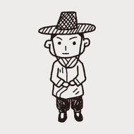 Korea man doodle N3