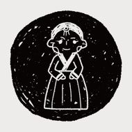 Korea woman doodle N5