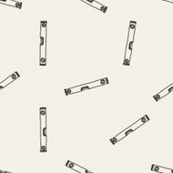 level tool doodle seamless pattern background