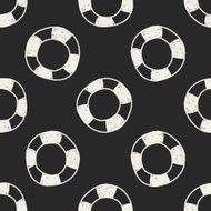 Lifebuoy doodle seamless pattern background N2