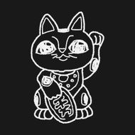 Lucky Cat doodle N4