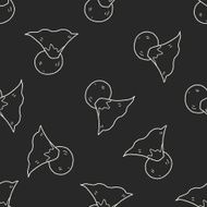 moutain sun doodle seamless pattern background N2
