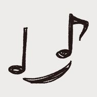 music note doodle N33