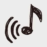music note doodle N35
