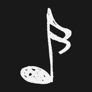 music note doodle N38