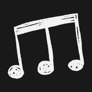music note doodle N43