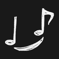 music note doodle N44