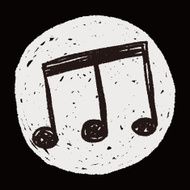 music note doodle N54