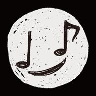 music note doodle N55