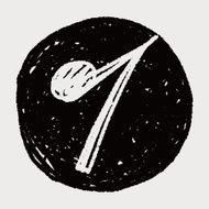 music note doodle N61