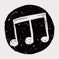 music note doodle N65