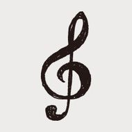 music note doodle drawing N15