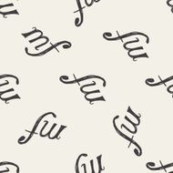 music note doodle seamless pattern background N9
