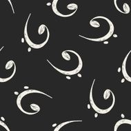 music note doodle seamless pattern background N15