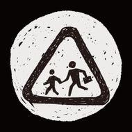 no running sign doodle N5
