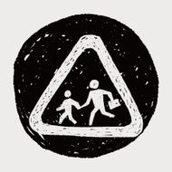 no running sign doodle N6