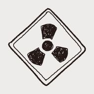 Nuclear power sign doodle N2