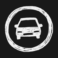 only car drive sign doodle N4