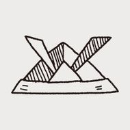 paper samurai helmet doodle N2