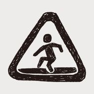 people Crossing doodle N3