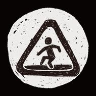 people Crossing doodle N5