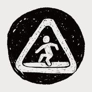 people Crossing doodle N6