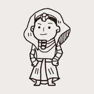 pharaoh doodle N10