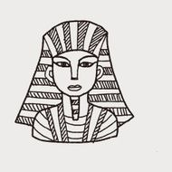 pharaoh doodle N12