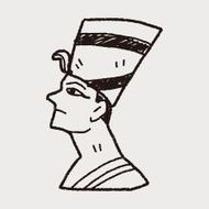 pharaoh doodle N13