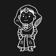 pharaoh doodle N15